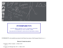 Tablet Screenshot of interparents.eu